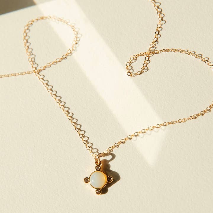 Versailles Opalite Necklace for wholesale by Covet