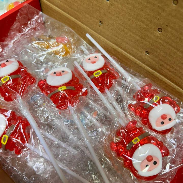 Weavey Studio - Wholesale Lollipop - Christmas Santa, Christmas Tree, Snowman Lollipop(24 Pieces)