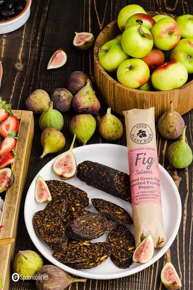 Hellenic Farms - Vente Fruits secs/déshydratés - Salami de figues au paprika fumé2
