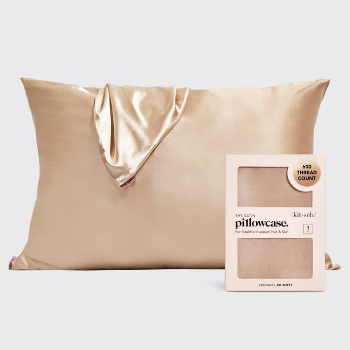 KITSCH - Wholesale Bedding Pillowcase/Sham - Satin Pillowcase - Champagne