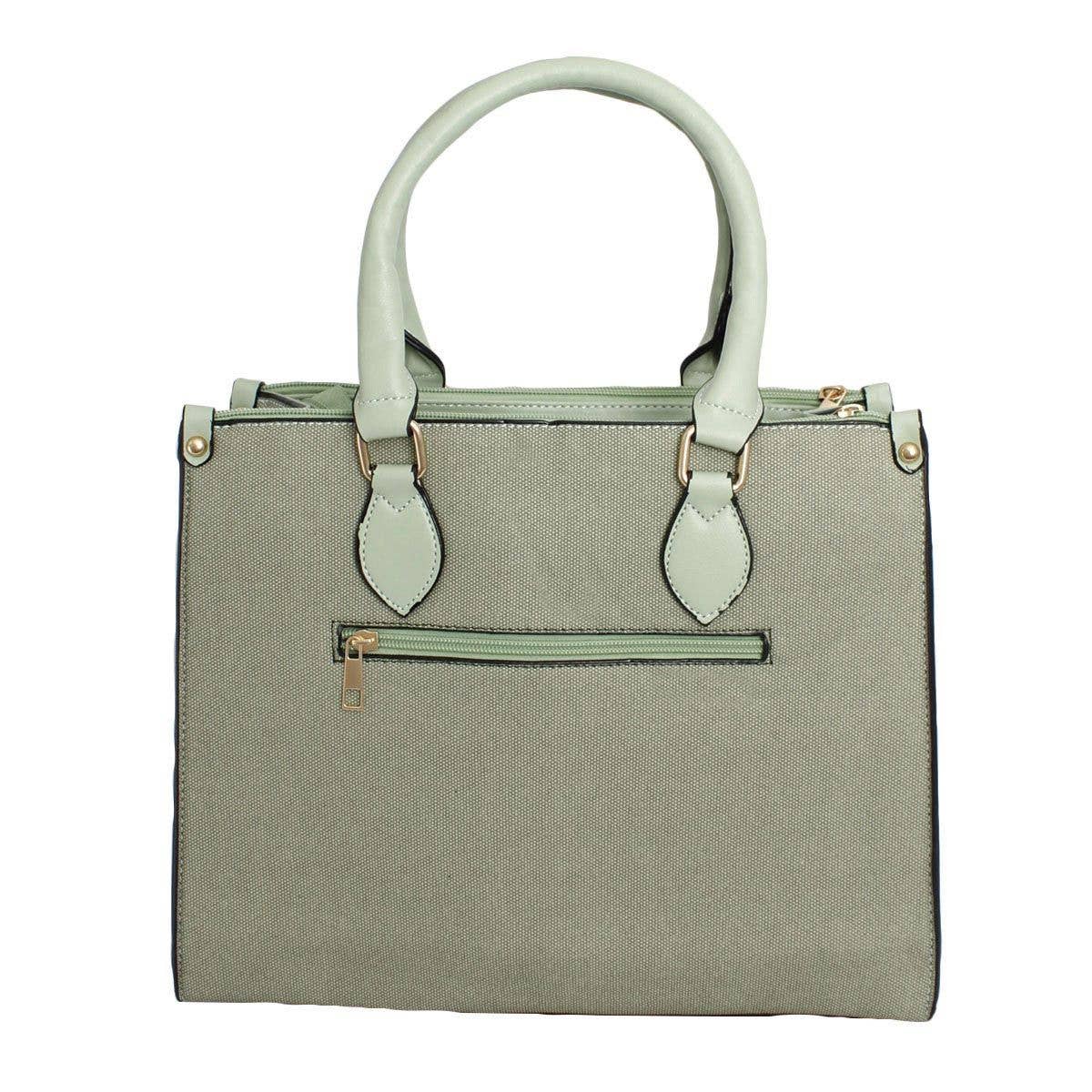 grün Purse Green Pebble Grain Satchel Handtasche für Damen für den Großhandel auf Faire2