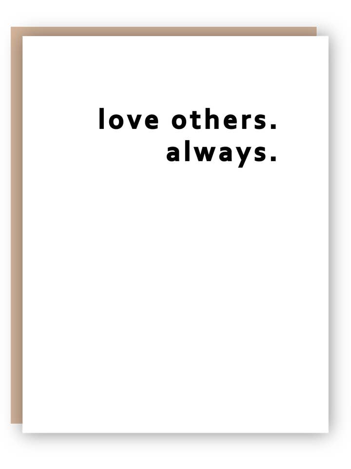 AIME TOUJOURS LES AUTRES pour la vente par Notes Speak