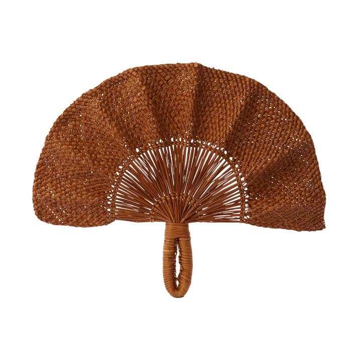 Ventilador de mano Toquilla Frilly para venta al por mayor de Coro Cora™