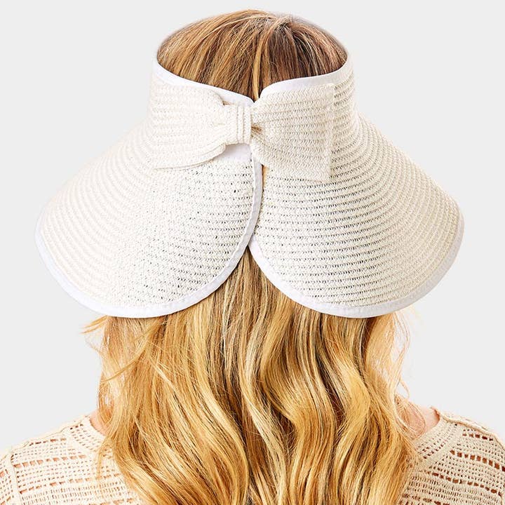 Embellish Your Life - Vente Visière – femme - Visière en paille compressible3