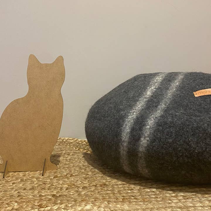 Mishum – wholesale Dekorativt bordsobjekt – Hund- och kattsilhuett i MDF för butikens atrezzo7