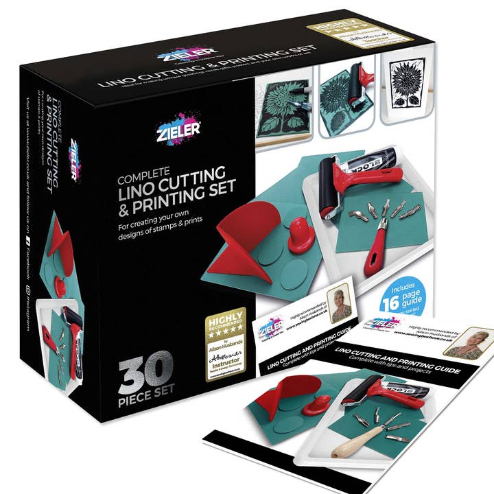 The Complete Lino Cutting & Printing Kit (30 pcs set) for wholesale by Zieler