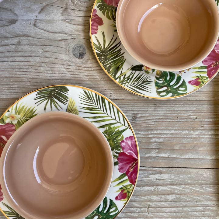 Luxe Lodge - Vendita all'ingrosso Piatto - Piatto dolce bordo Oro7