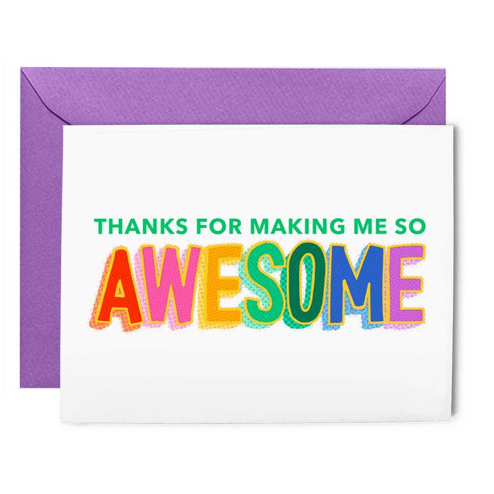 Thank you for making me awesome card for wholesale by Hello Harlot