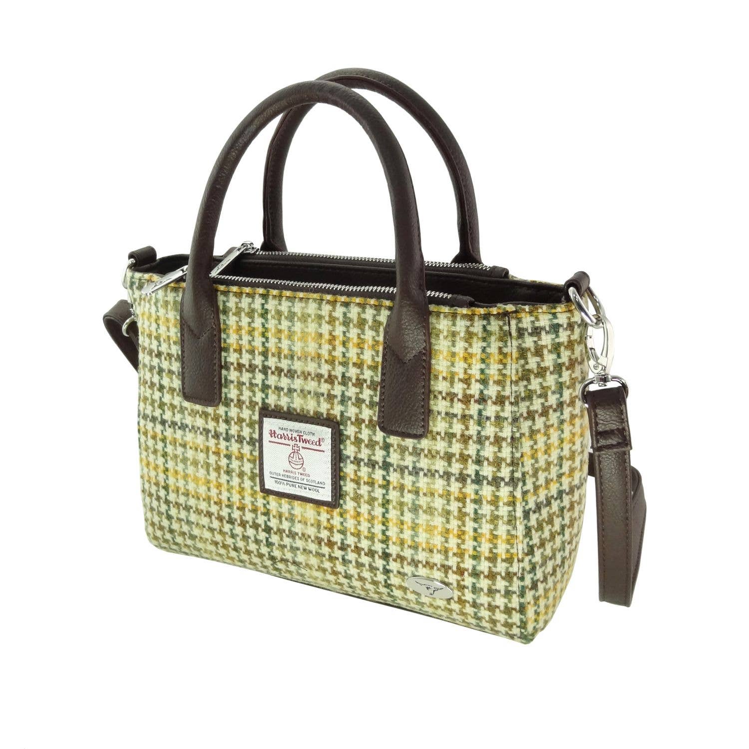 Glen Appin Of Scotland - Wholesale Tote Bag - Women's - LB1228 Harris Tweed 'Brora' Small Tote40