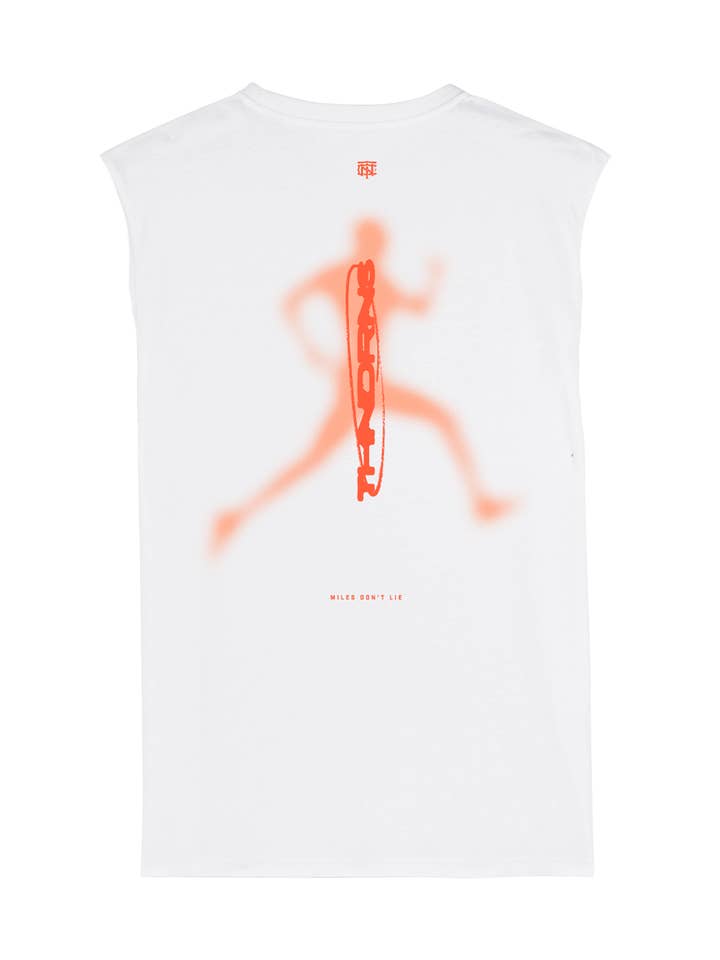 Vapor Pace Runner Tank Top - White for wholesale by Thundernoise