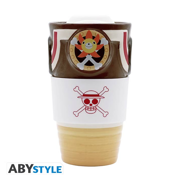ABYstyle - Wholesale Insulated Mug/Tumbler - One Piece Thousand Sunny Ceramic Travel Mug 14 Oz1