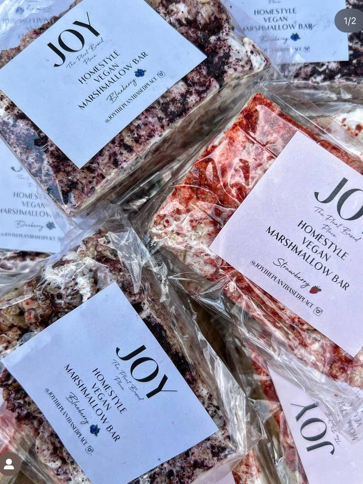 (WHOLE CASE) Half Strawberry/ Blueberry for wholesale by JOY The Plant Based Place