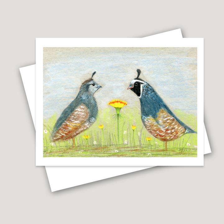 Les Quails pour la vente par Kelli McNichols Art