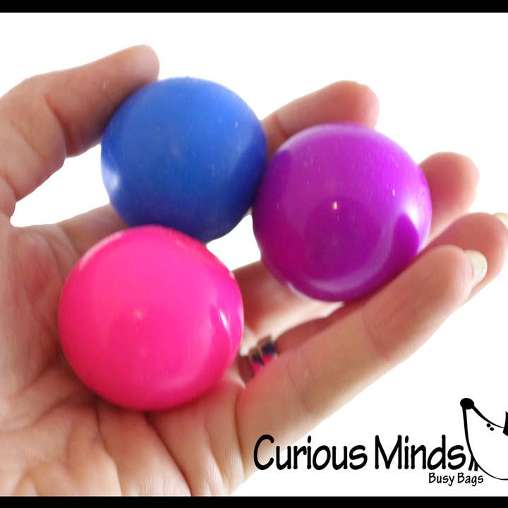 Curious Minds Toys - Vendita all'ingrosso Palla/pasta antistress - 1 piccola e incredibile palla antistress al neon confezionata singolarmente da 3,8 cm9