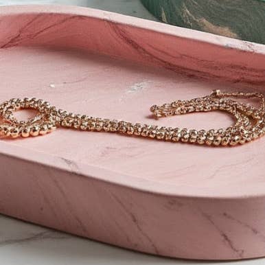 Priscila Leen Arts at Florida Soap Candle - Wholesale Jewelry Dish - Oval Concrete Resin Tray6