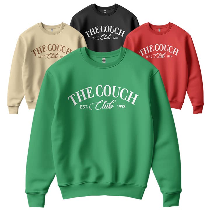 Fashion City - Wholesale Sweatshirt - Unisex - The Couch Club Fleece Long Sleeve Sweatshirt1