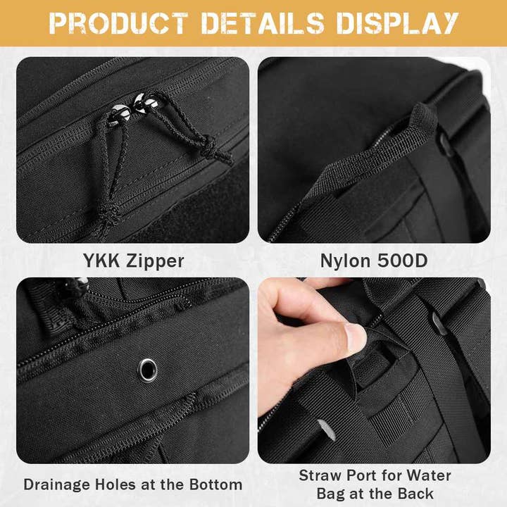 Antarctica Outdoors - Wholesale Backpack - Unisex - Votagoo D3 Flat Pack 2.0 Tactical Expandable Backpack Multi-purposed MOLLE Pack Camo14