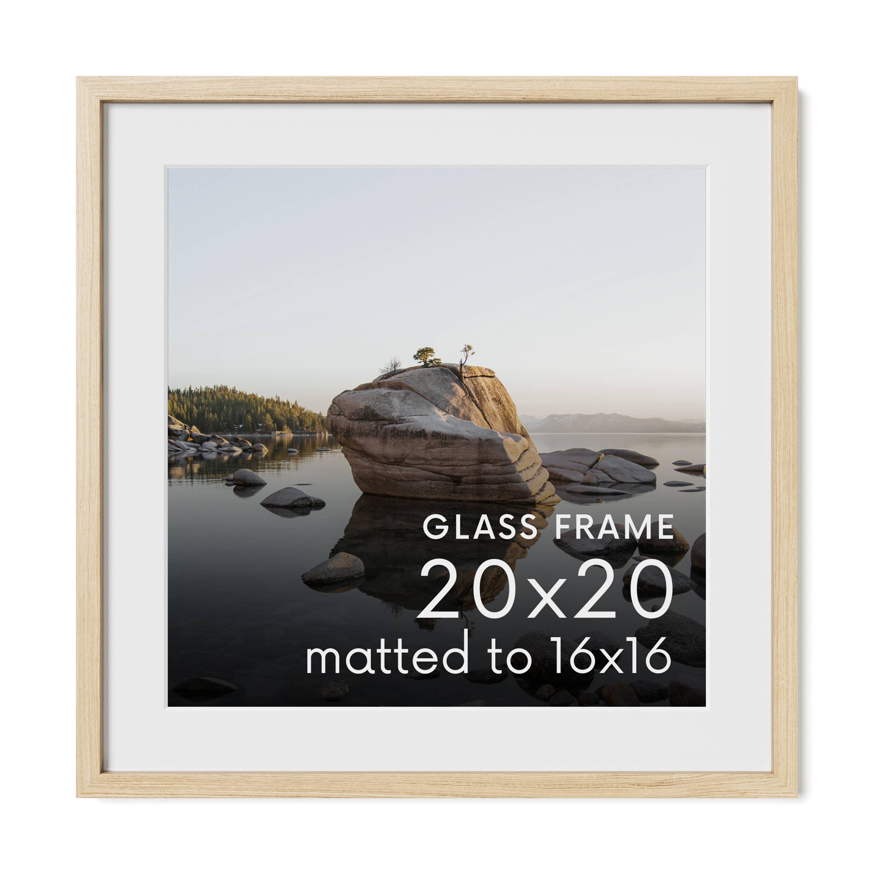 Haus and Hues - Wholesale Picture Frame - Natural Oak Frame with Glass17