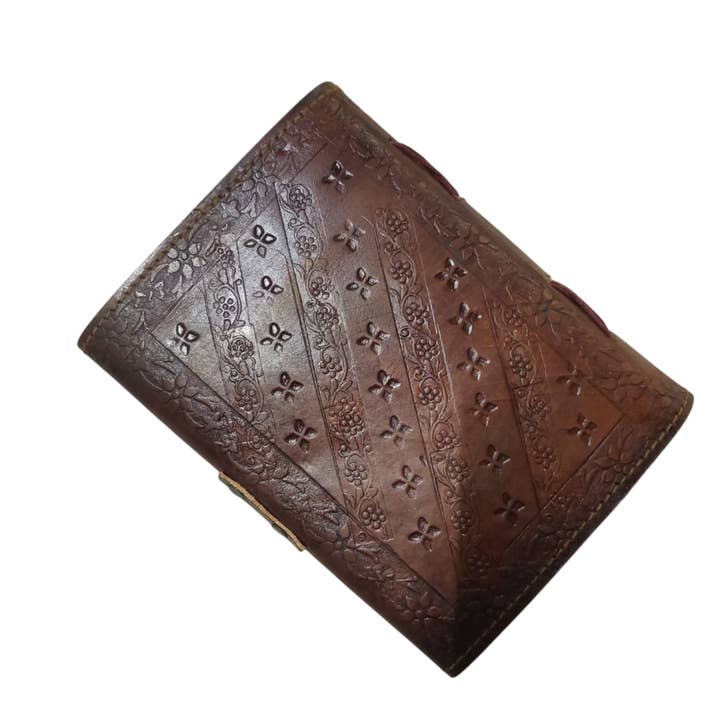 Tuzech Leather - Wholesale Journal/Diary - TUZECH Leather Journal Diary Skull Vintage Antique Book Of Shadows Handmade Notebook Sketchpad Hocus Pocus Notepad Gift for Men Women Seven Chakra With Leather Bound 7X5 Inches Brown4