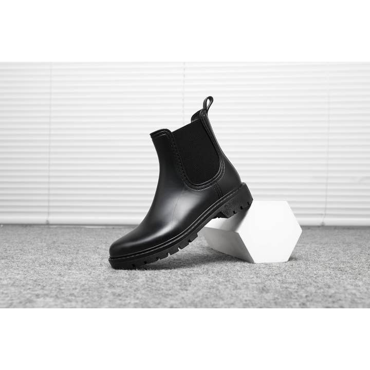 Top Staka - Wholesale Rain Boots - Women's - BG-593 Women Waterproof Ankle Chelsea Booties 6