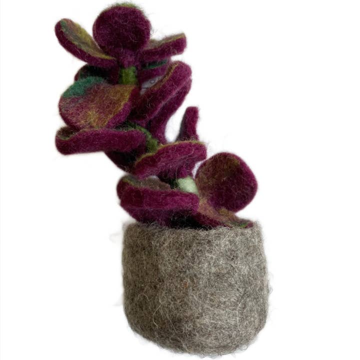 Felt Purple Plant for wholesale by Pink Peacock Gifts