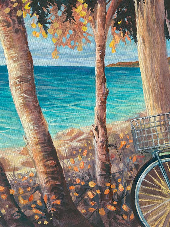 Carte-note « Shoreline Journey » pour la vente par Mary Bea Art