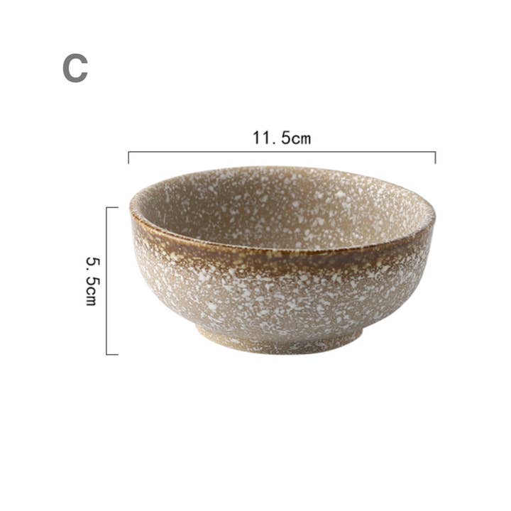 Homerely - Vendita all'ingrosso Ciotola - Ciotola in ceramica da 4,5 pollici in stile giapponese