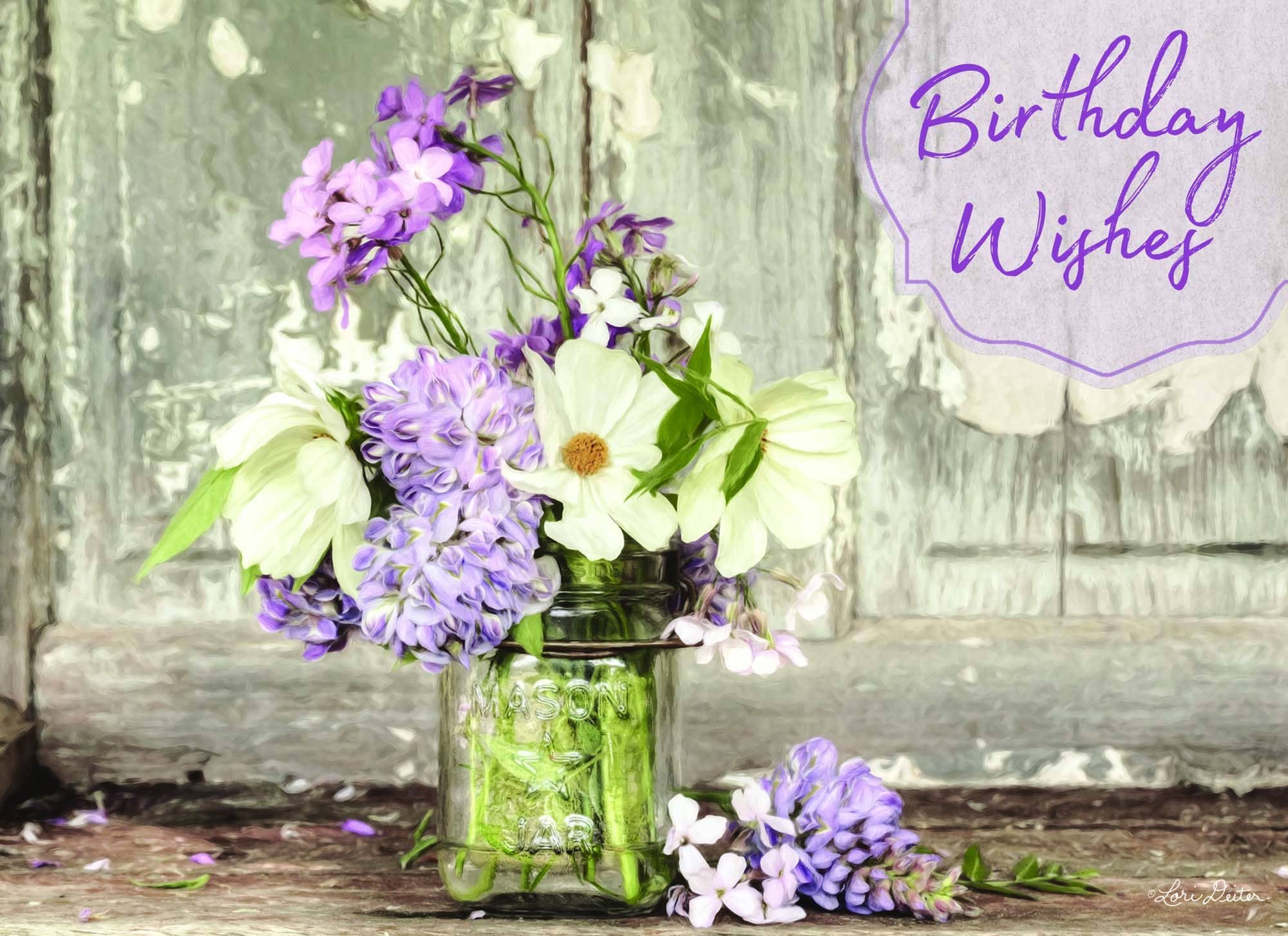 Crown Point Graphics - Wholesale Birthday Card - Religious Birthday Cards- Floral Celebration | 12 Cards6