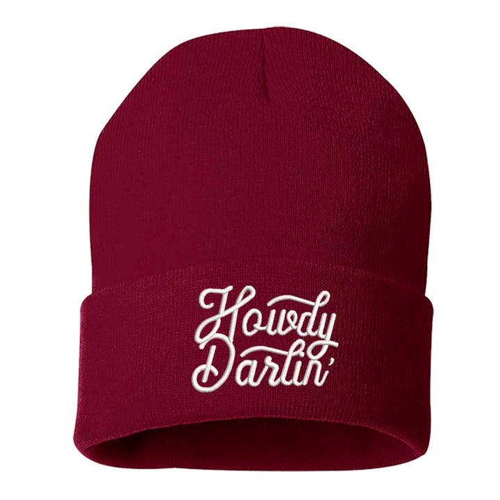 Howdy Darlin Beanie for wholesale by DSY Lifestyle