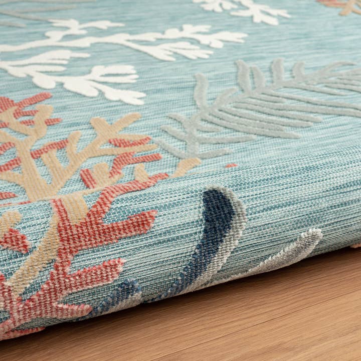 LR Home - Wholesale Area Rug - Coastal Transitional Multi-Color Indoor/Outdoor Rug2