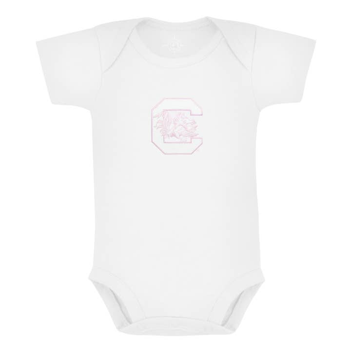 Creative Knitwear - Wholesale Bodysuit (Non-Footed) - Baby - South Carolina Gamecocks Infant Bodysuit: Embroidery