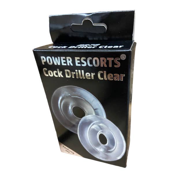 Kinky Pleasure – wholesale Sex toy – Power Escorts - BR78 - Cock Driller Cockring 2-Pack - Thick Penis Rings