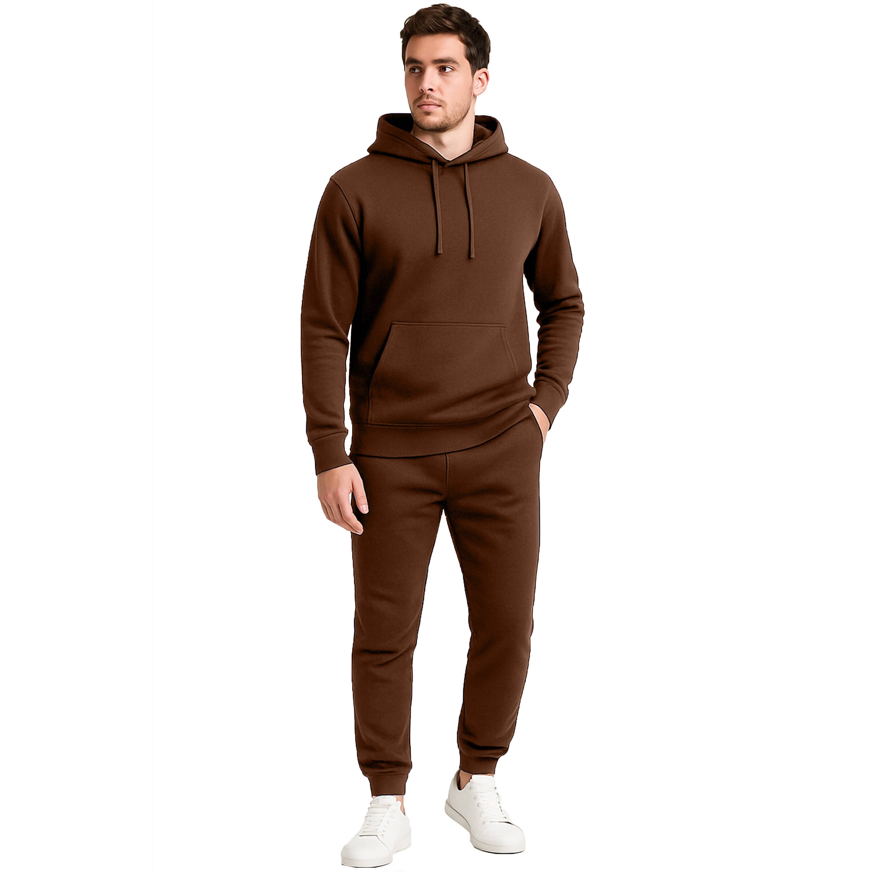 Galaxy By Harvic – wholesale Lounge set – Men's – Men's 2-Piece Fleece Pullover Hoodie and Jogger Set6