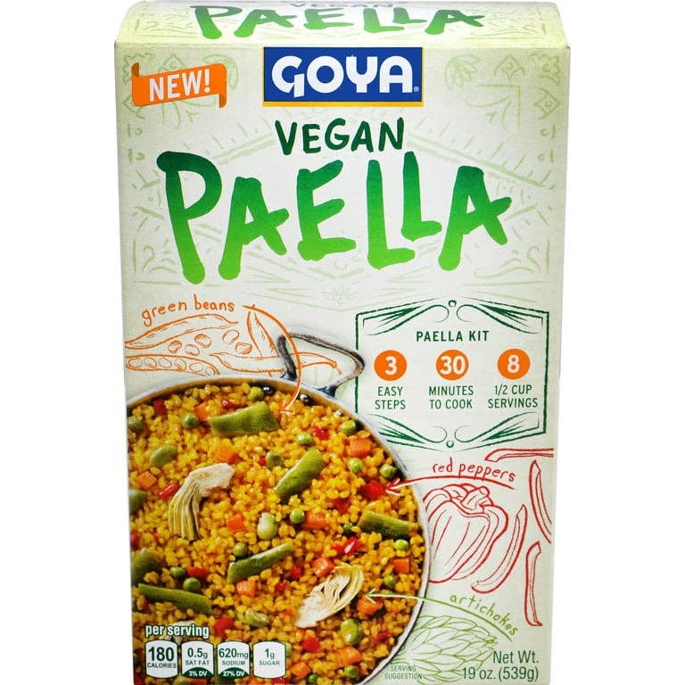 L&F Universal Goods - Wholesale Rice - GOYA Vegan Paella 6/19 oz.0