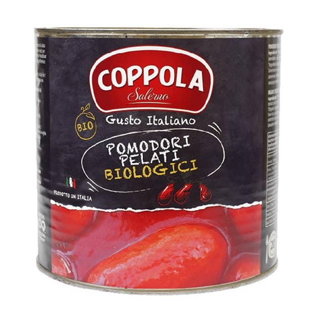 Coppola Organic Peeled Plum Tomatoes (2500g) for wholesale by Gourmica