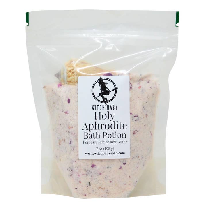 Holy Aphrodite Bath Potion for wholesale by Witch Baby Soap