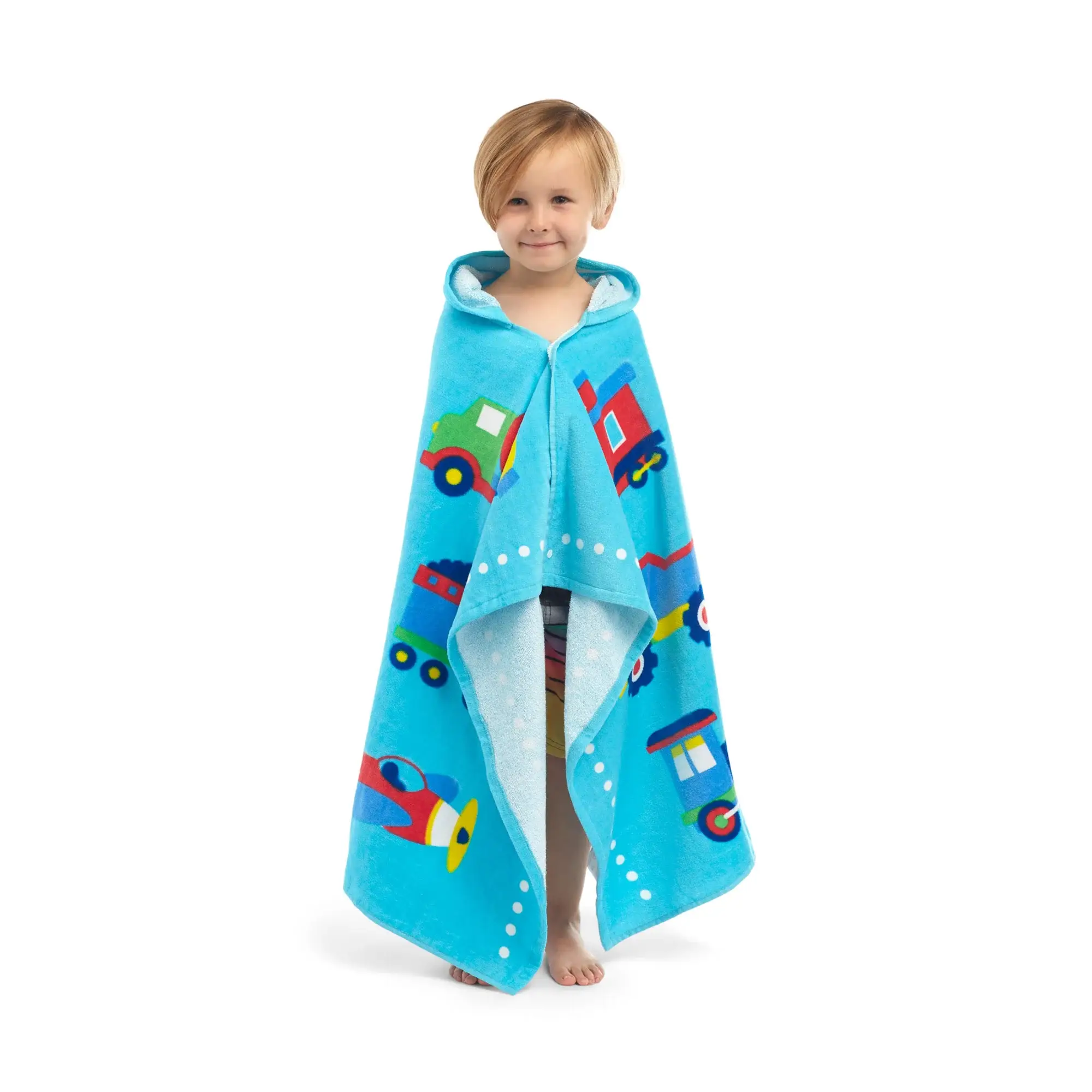 Wildkin - Wholesale Poncho Towel - Kids & Baby - Trains, Planes & Trucks Beach Poncho4