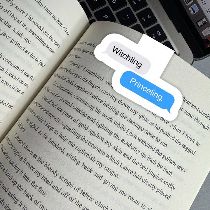 Marque-page magnétique Sorcière Prince de Trône de verre pour la vente par Serafine Art and Design