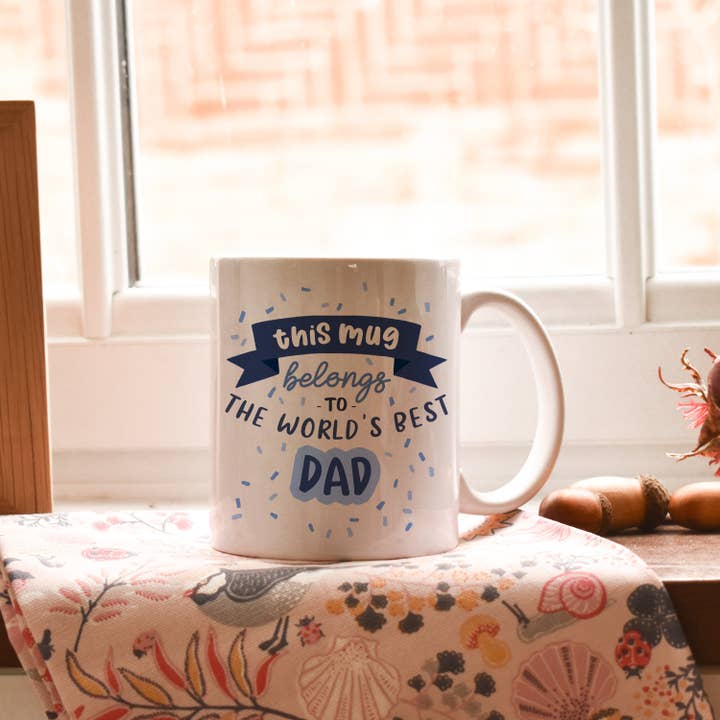 Manta Makes – wholesale Coffee mug – World's best dad mug