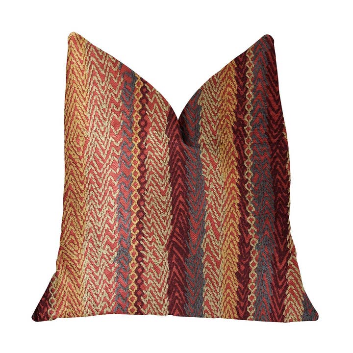 Rotes Cosmo Luxus-Dekokissen, mehrfarbig für den Großhandel von Plutus Home Brands