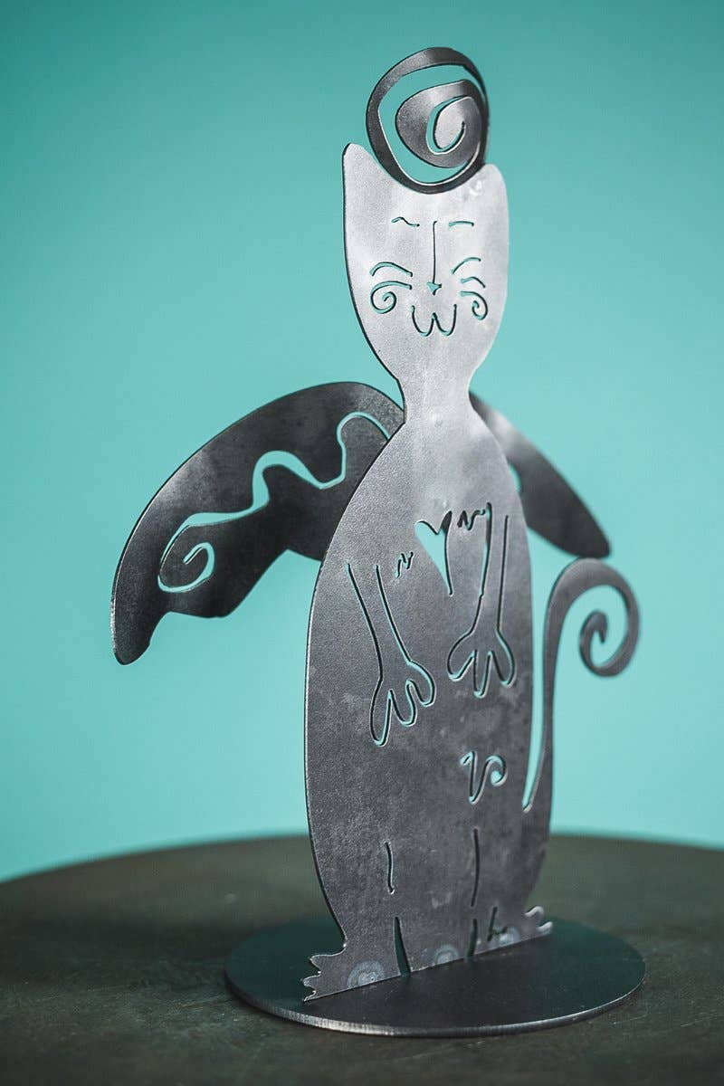 Garden Deva Sculpture Co. - Wholesale Outdoor Ornament/Decor - Angel Kitty1