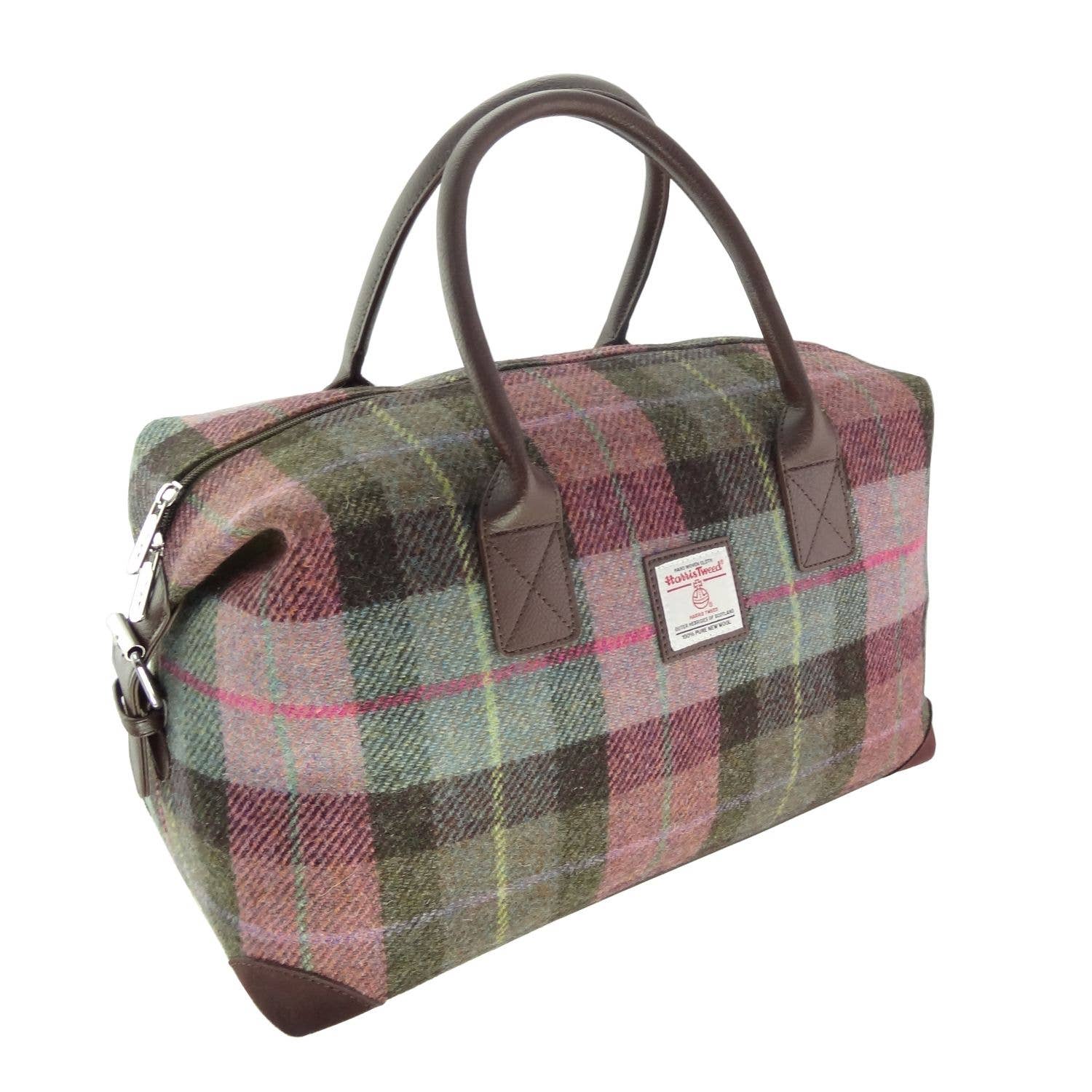 Dublin Gift Company - Vente Sac de voyage – unisexe - Sac de voyage tartan Harris Tweed écossais2