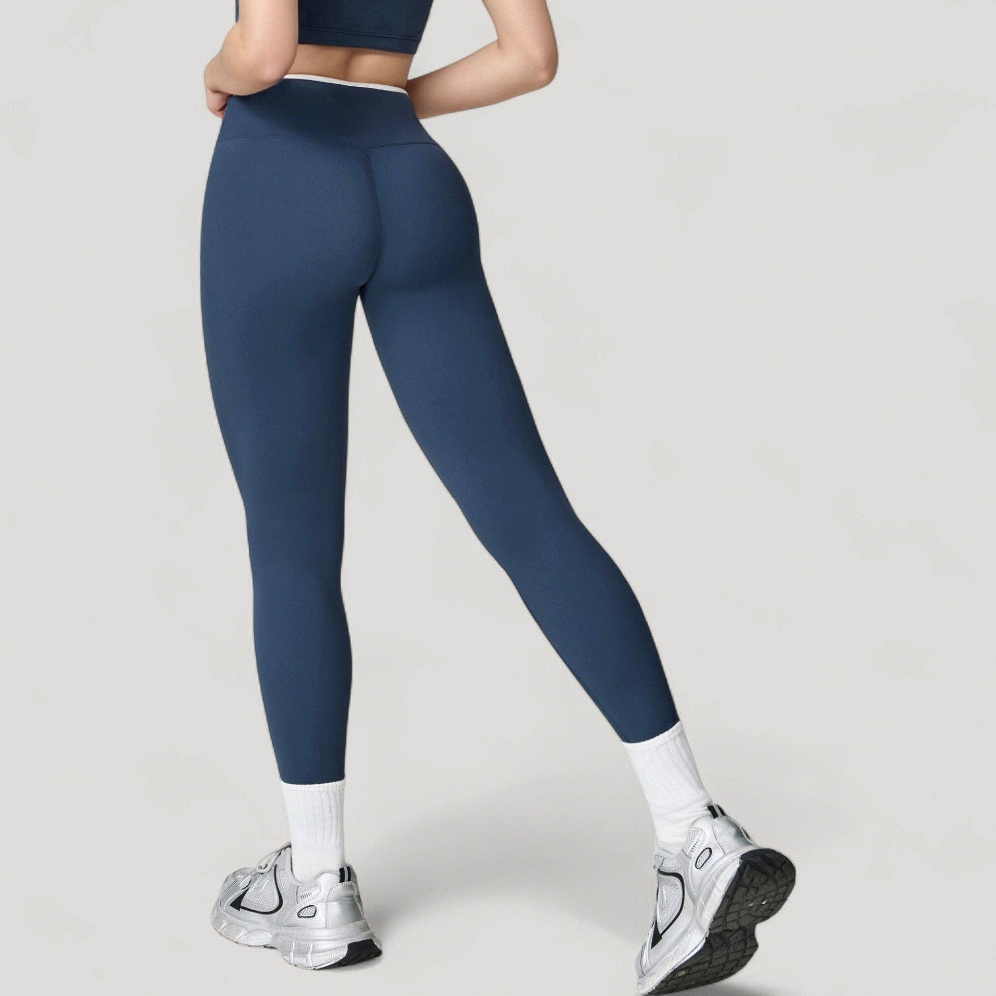 Active by Anna-Kaci - Wholesale Athletic/Lounge Leggings - Women's - High Waist Seamless Leggings with Tummy Control and Sculptin16