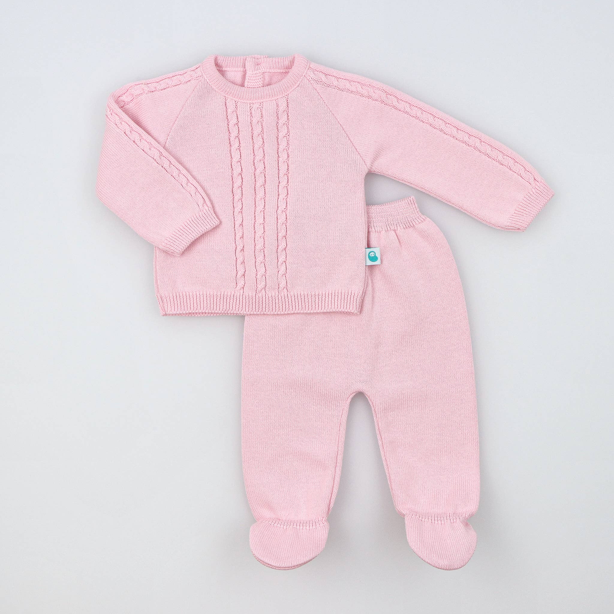 Bean Baby Clothes - Wholesale Clothing Set - Baby - Baby Cotton Knit Sweater and Pants Set36
