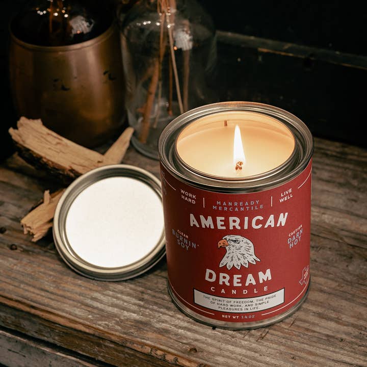 Manready Mercantile - Wholesale Jar/Filled Candle - Candle | The Americana Series | American Dream2