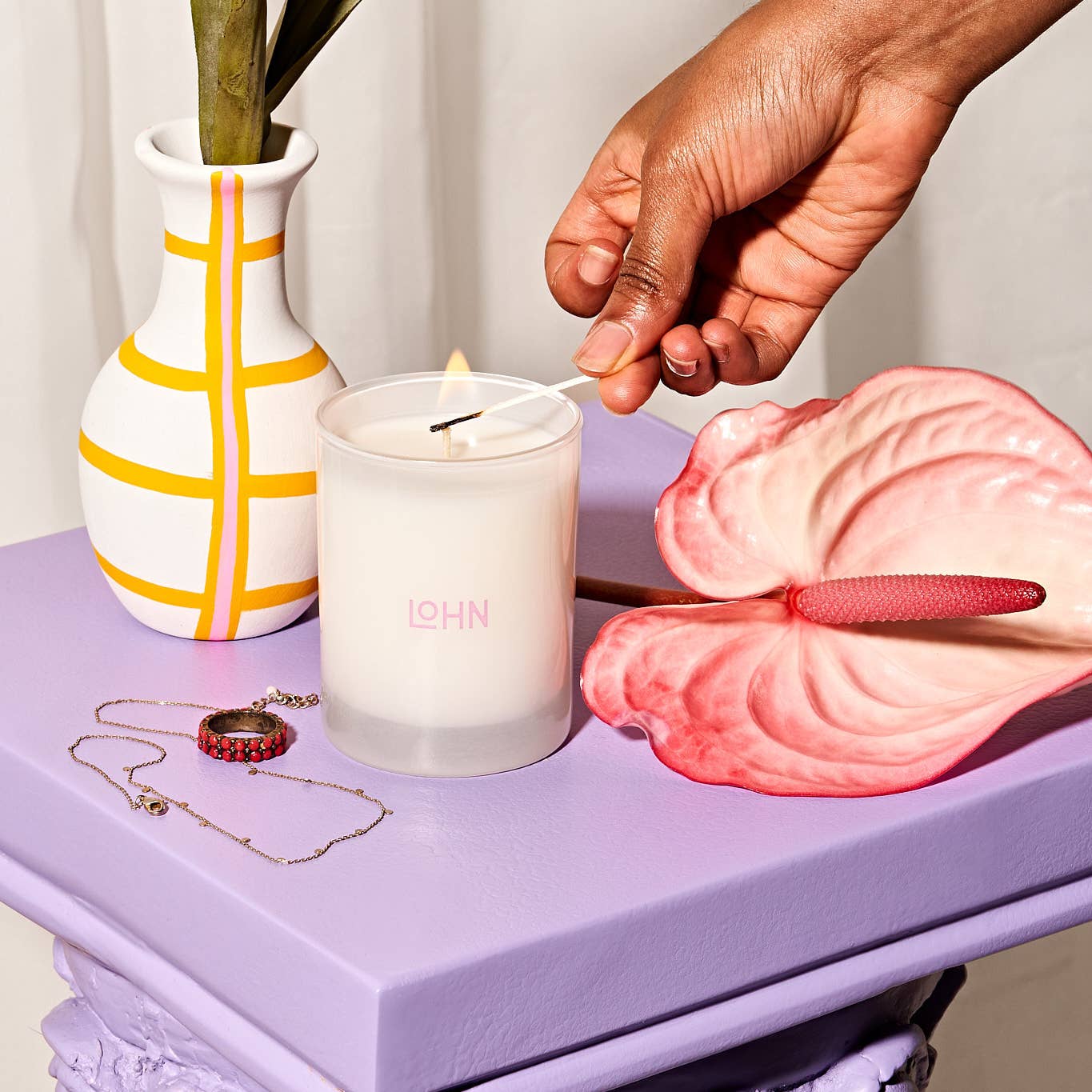 LOHN (No duties | Ships from CAN/USA) - Wholesale Jar/Filled Candle - LOHN Candle - LATO Lemon & Tonka Bean2