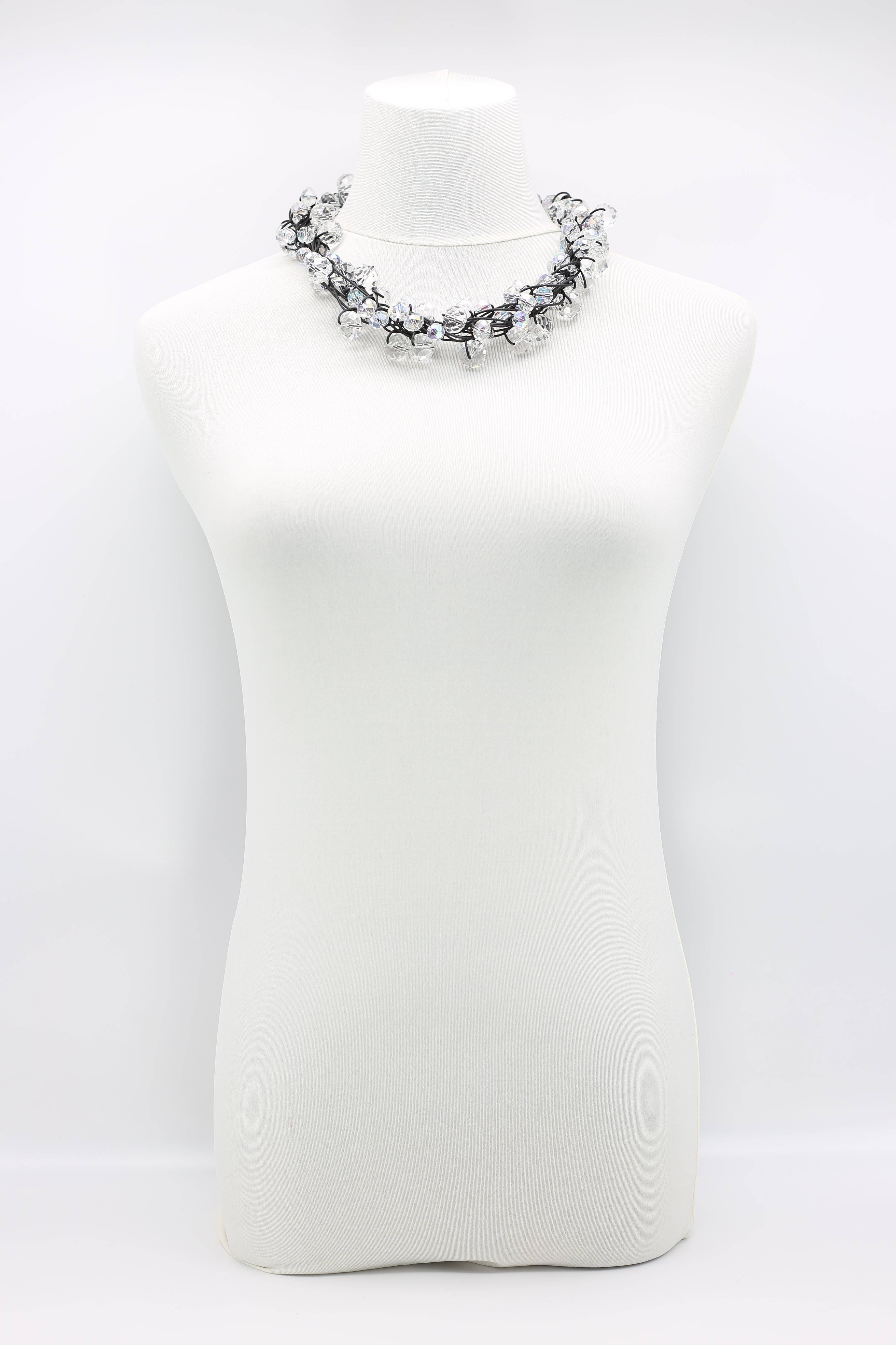 Jianhui London – wholesale Beaded/pearl necklace – Elegant Statement Crystal Faceted Beads Necklaces13