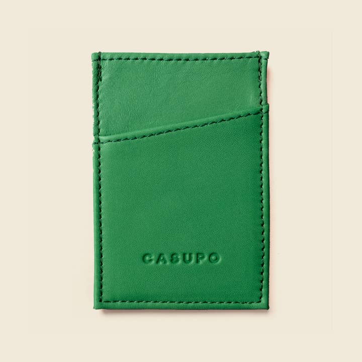 CASUPO – wholesale Plånbok - Unisex – Minimalistisk RFID-plånbok - Tunna kortinnehavare - Grön