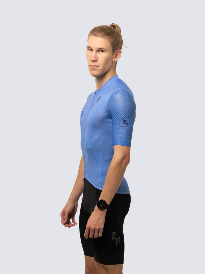 Down The Road - Wholesale Athletic Top - Men's - Men's Paceline Jersey - Vivid Blue3