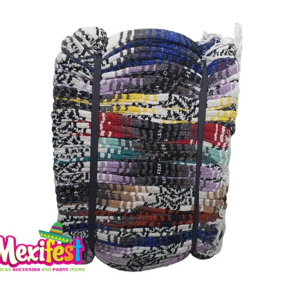 Asst. Colors Mexican Blankets -Falsa Blanket - Beach blanket for wholesale by Mexifest